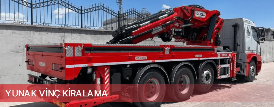 Yunak İlçemi Vinç Kiralama